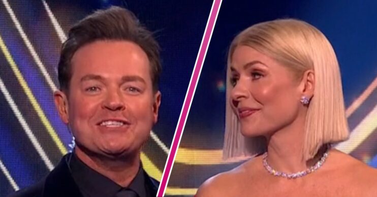 Dancing on Ice hosts Stephen Mulhern and Holly Willoughby