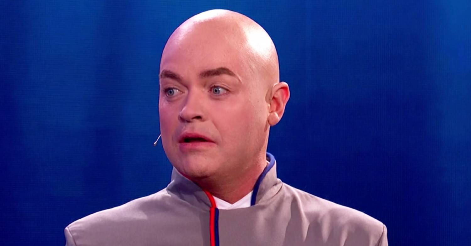 Stephen Mulhern following his Dr Stevil makeover on Saturday Night Takeaway