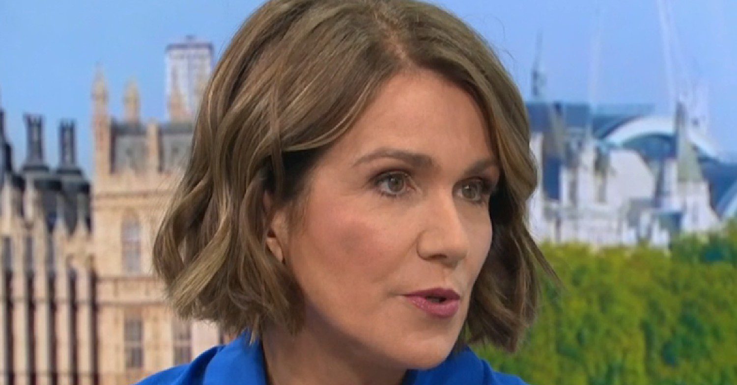 Close up of Susanna Reid on Good Morning Britain