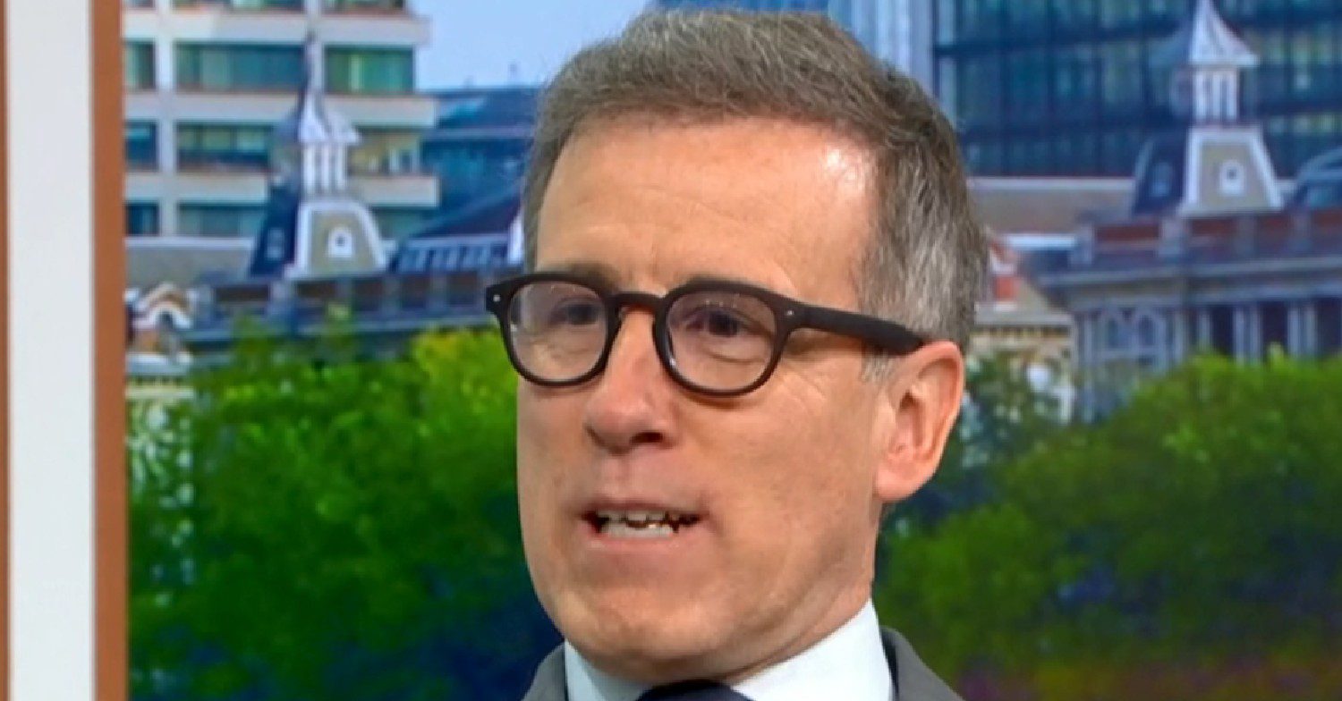 Anton Du Beke on GMB wearing glasses