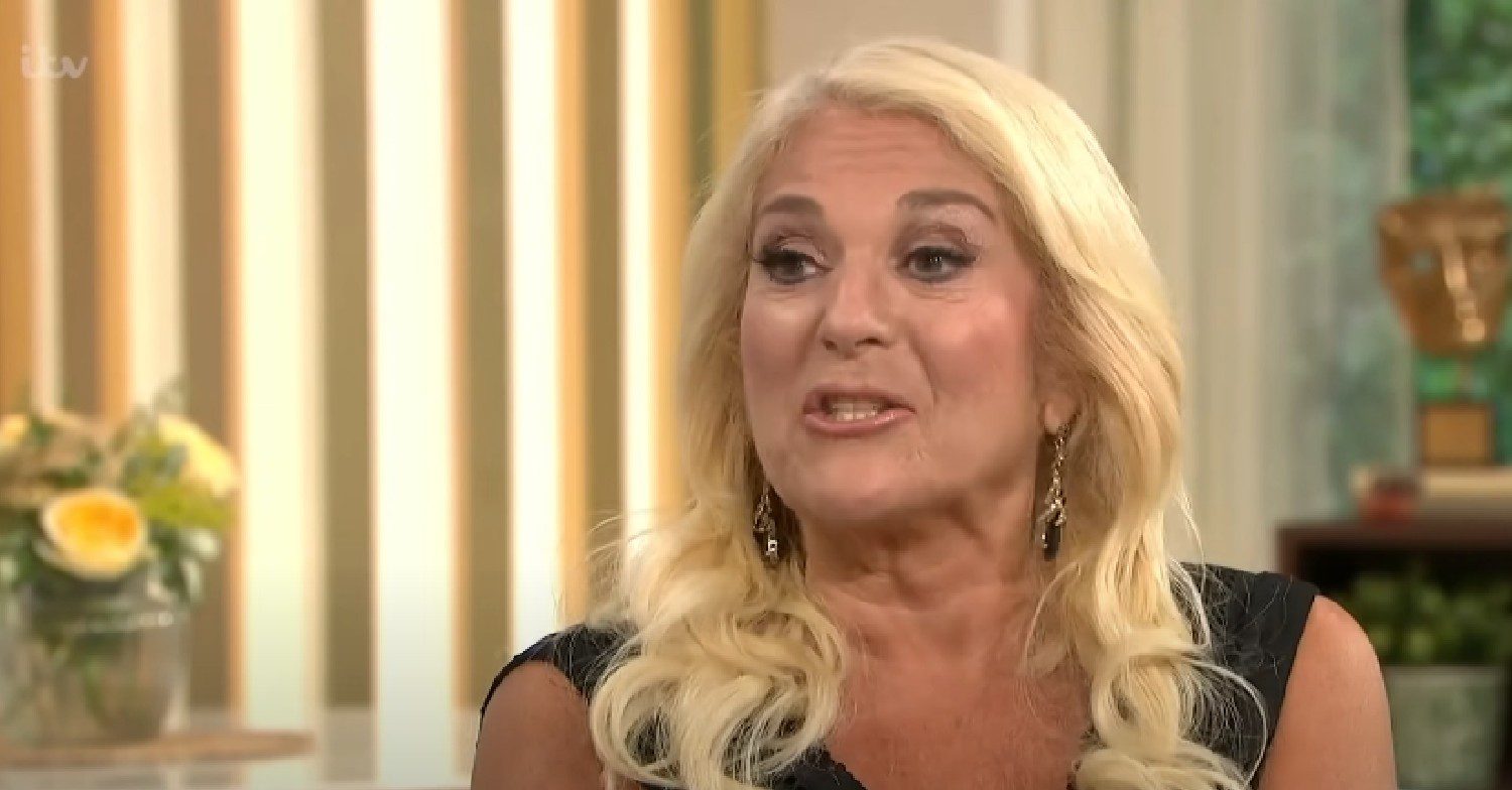 Vanessa Feltz talking on This Morning