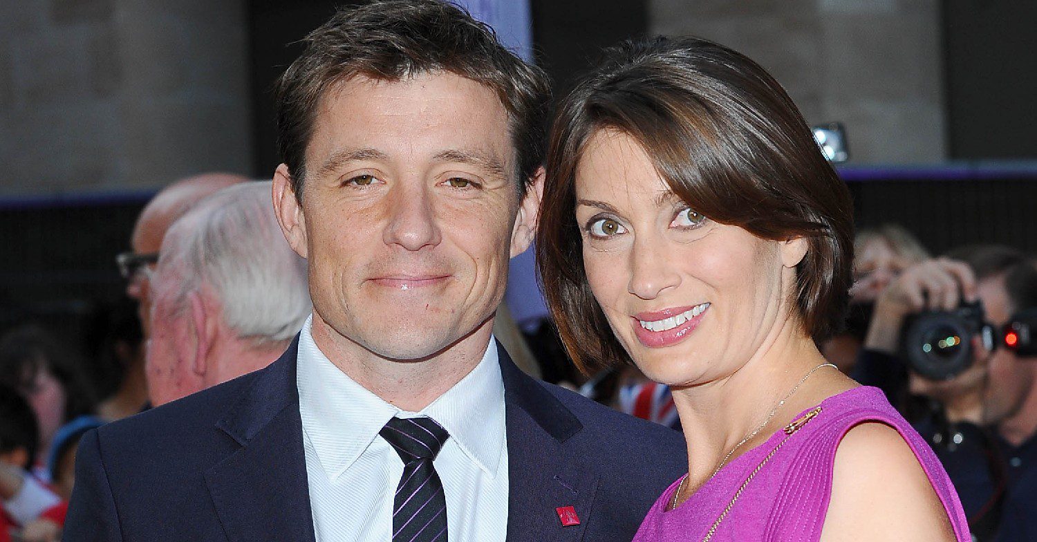 Ben Shephard and his wife posing