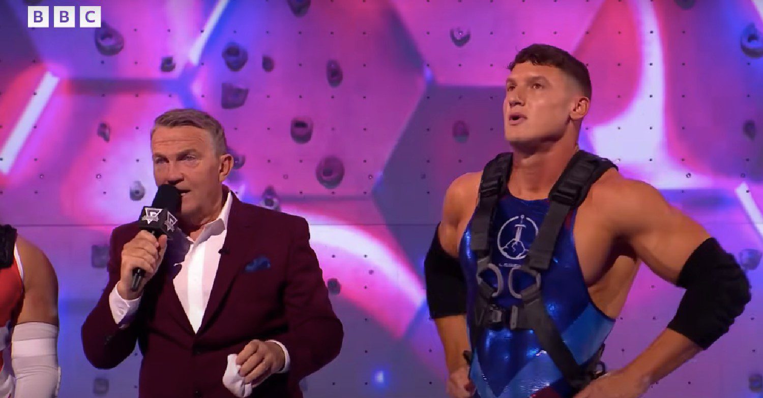 Gladiators star Legend and Bradley Walsh