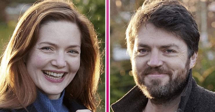 Holliday Grainger as Robin Ellacott and Tom Burke as Cormoran Strike