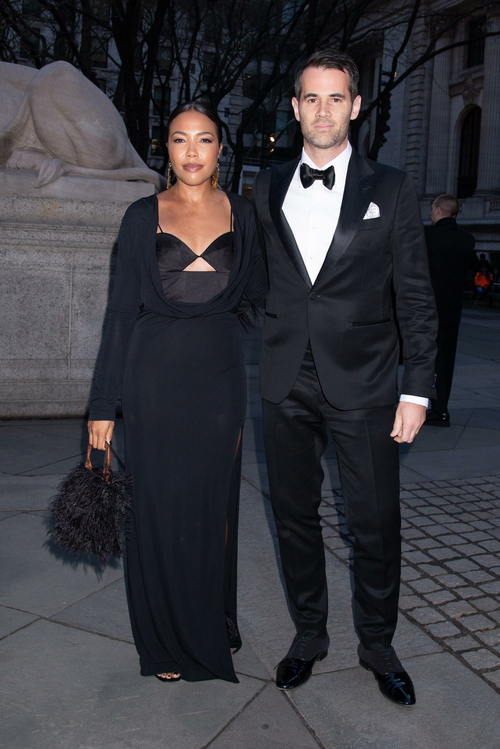 Emma Grede and Jens Grede dressed to the nines for the Fifteen Percent Pledge Benefit Gala
