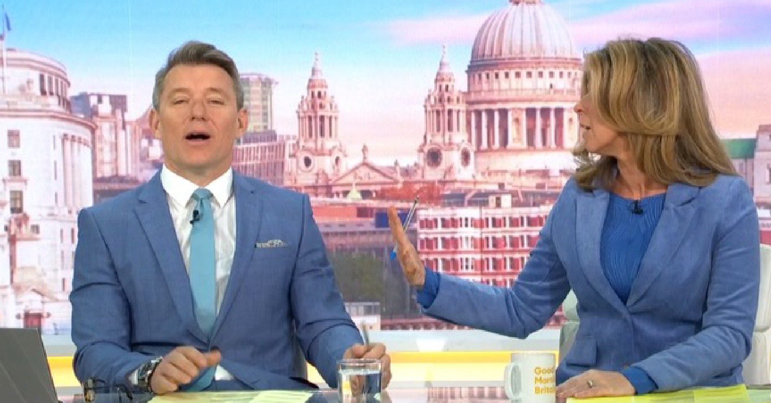 Ben Shephard and Kate Garraway on Good Morning Britain