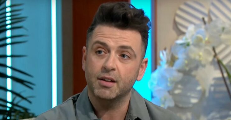 Mark Feehily looking slightly sad on Lorraine