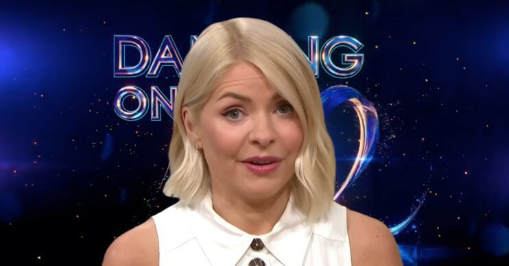 Dancing on Ice logo with Holly Willoughby