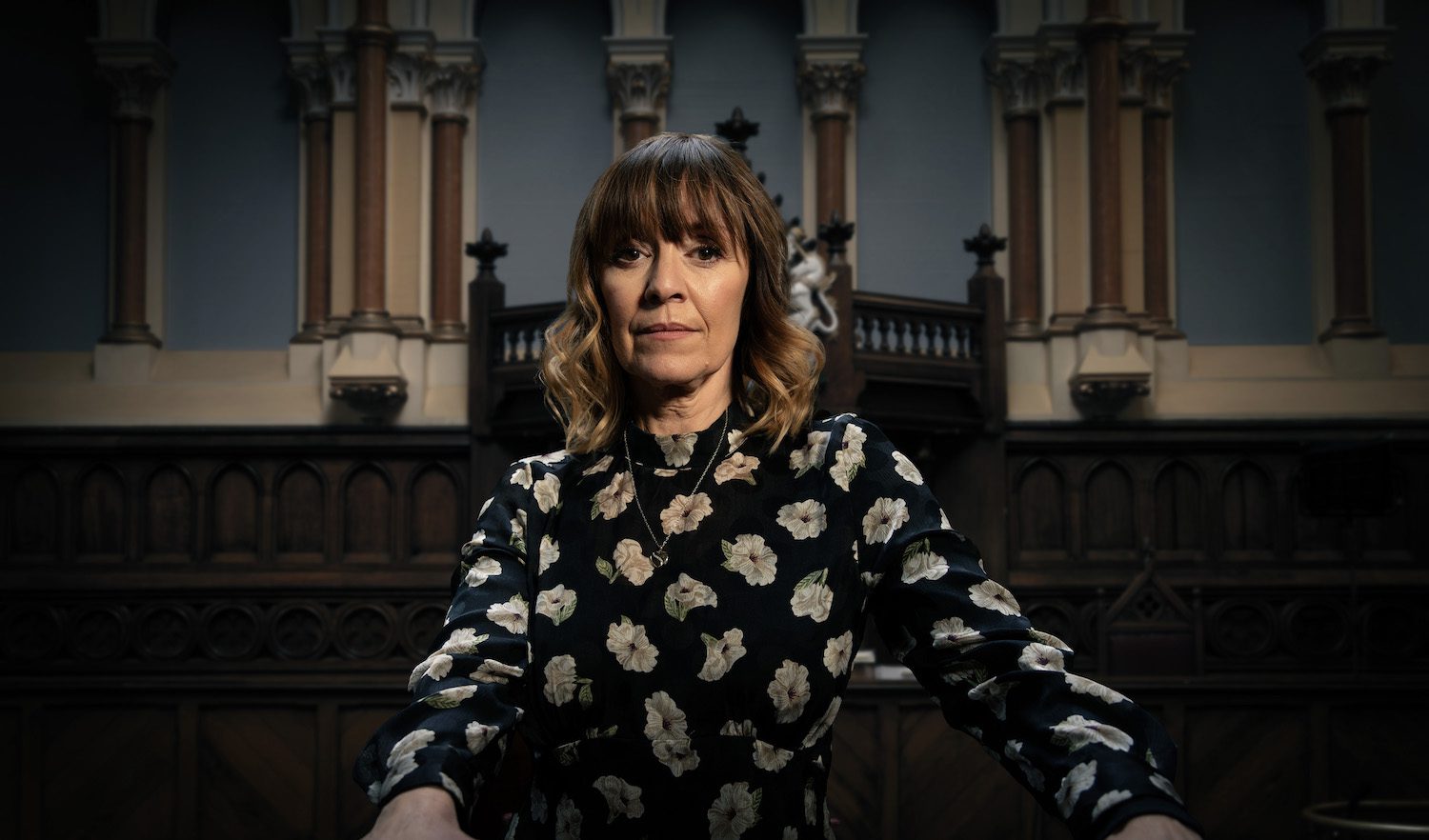 Emmerdale's Rhona is at the stand in court