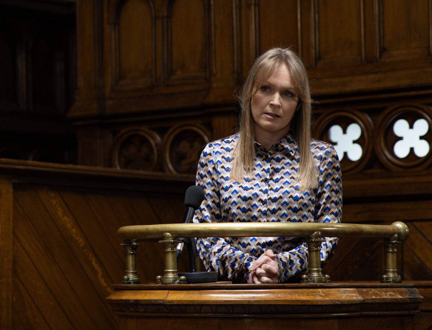 Emmerdale's Vanessa is at the stand in court