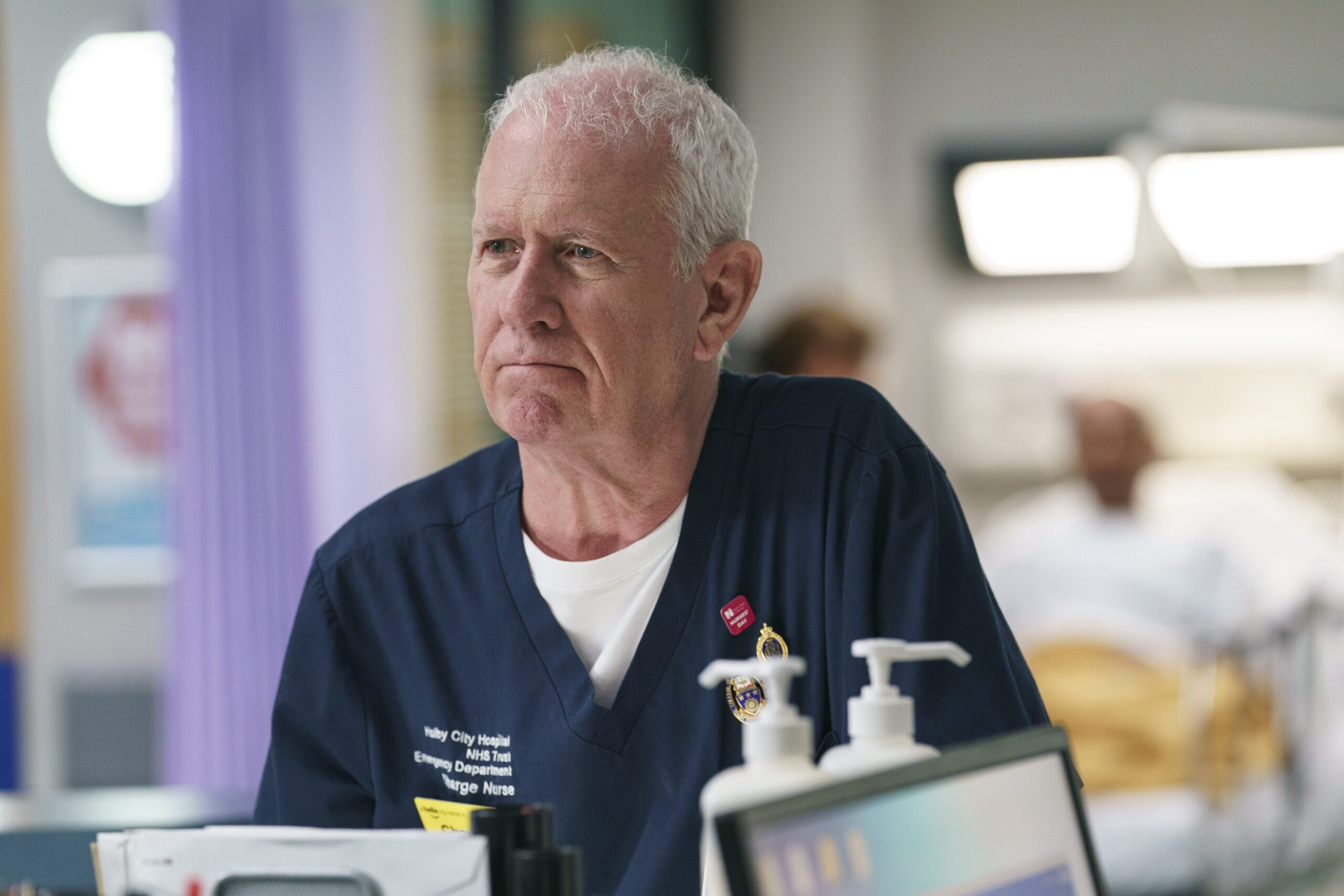 Charlie Fairhead gives a small smile