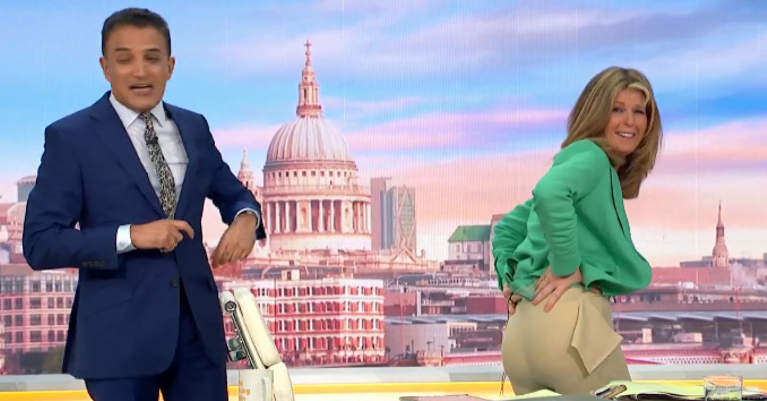Adil Ray and Kate Garraway on Good Morning Britain