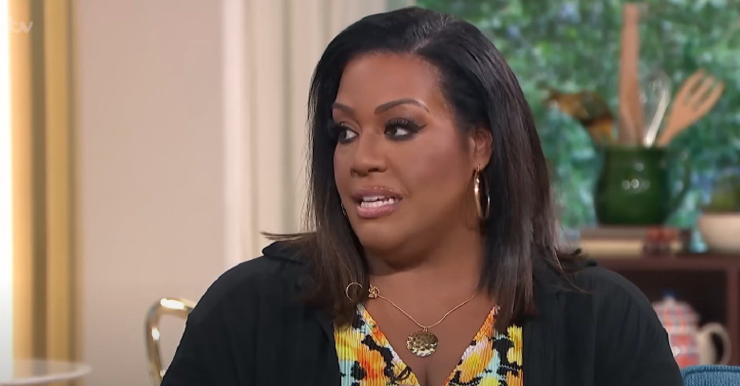 Alison Hammond speaking on This Morning