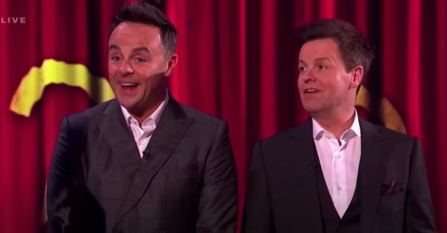 Ant and Dec presenting Saturday Night Takeaway