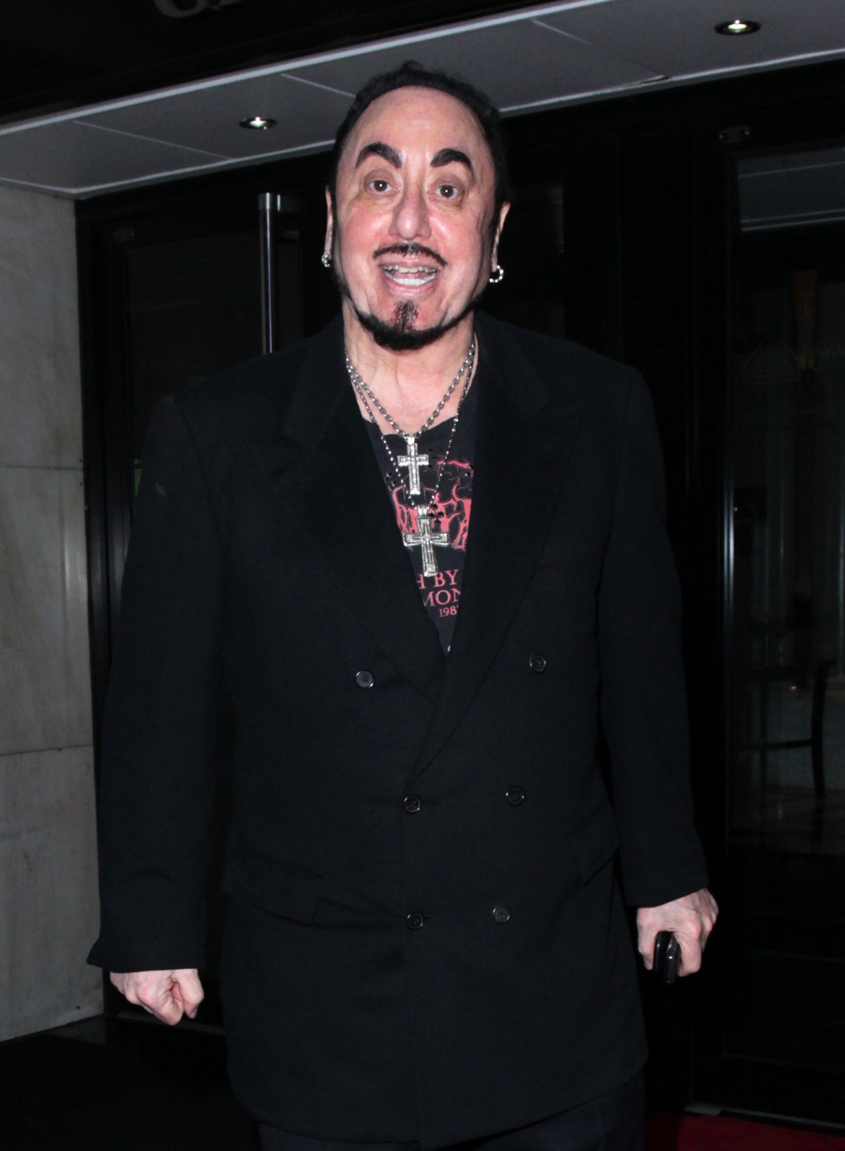 David Gest smiling at the camera