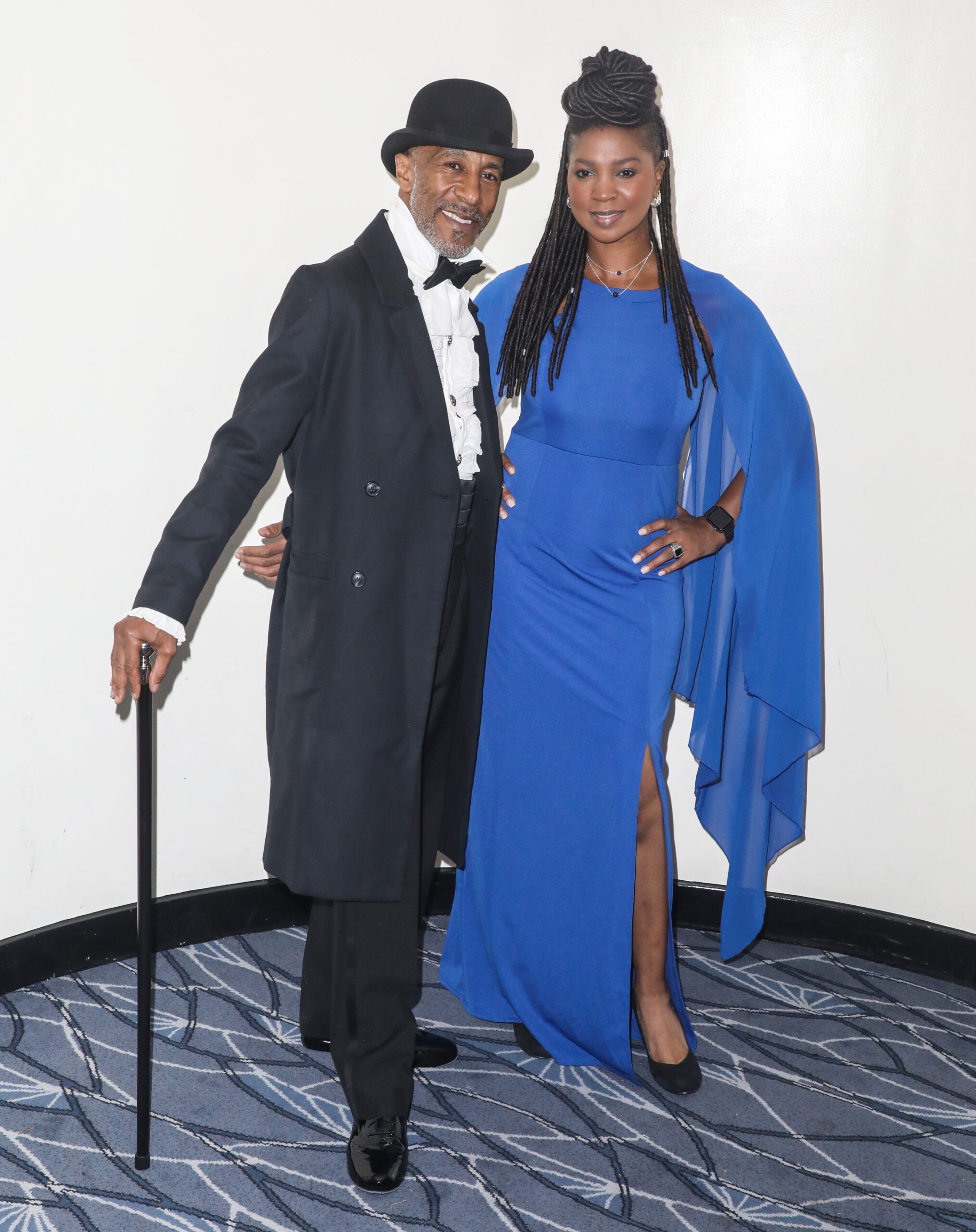 Danny John-Jules with wife Petula Langlais