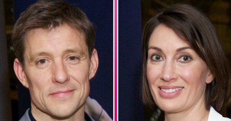 Ben Shephard and wife Annie smiling