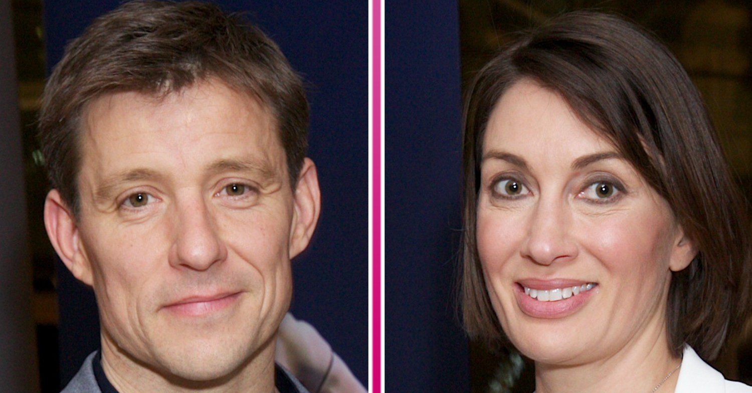 Ben Shephard and wife Annie smiling