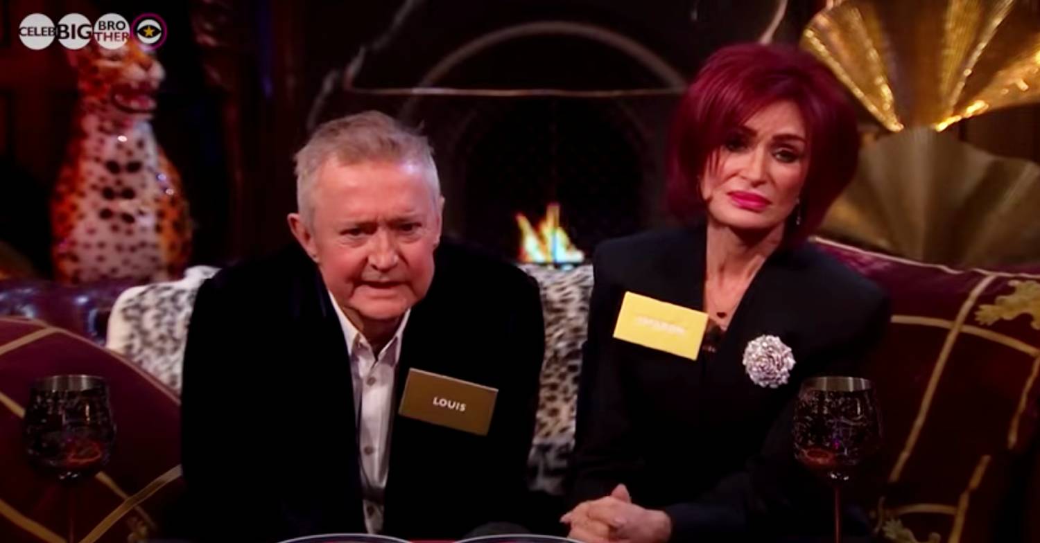 CBB housemate Louis Walsh concentrates
