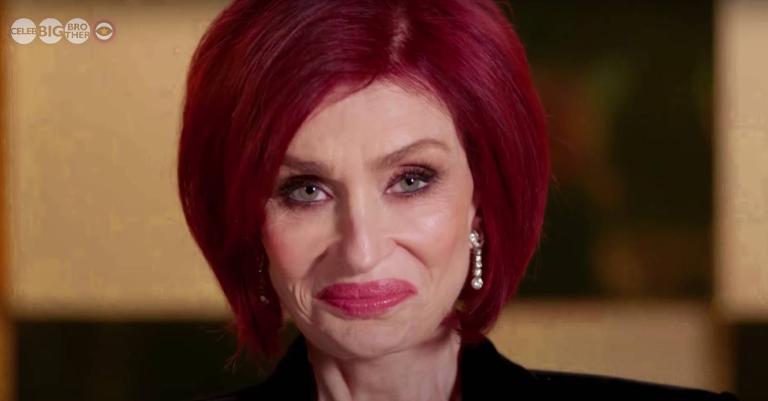 Celebrity Big Brother star Sharon Osbourne smiles