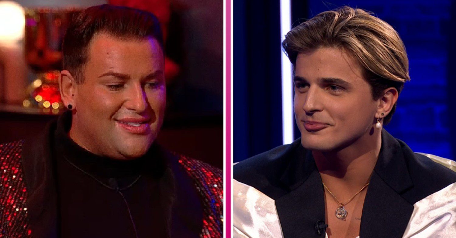 David Potts and Nikita Kuzmin on Celebrity Big Brother