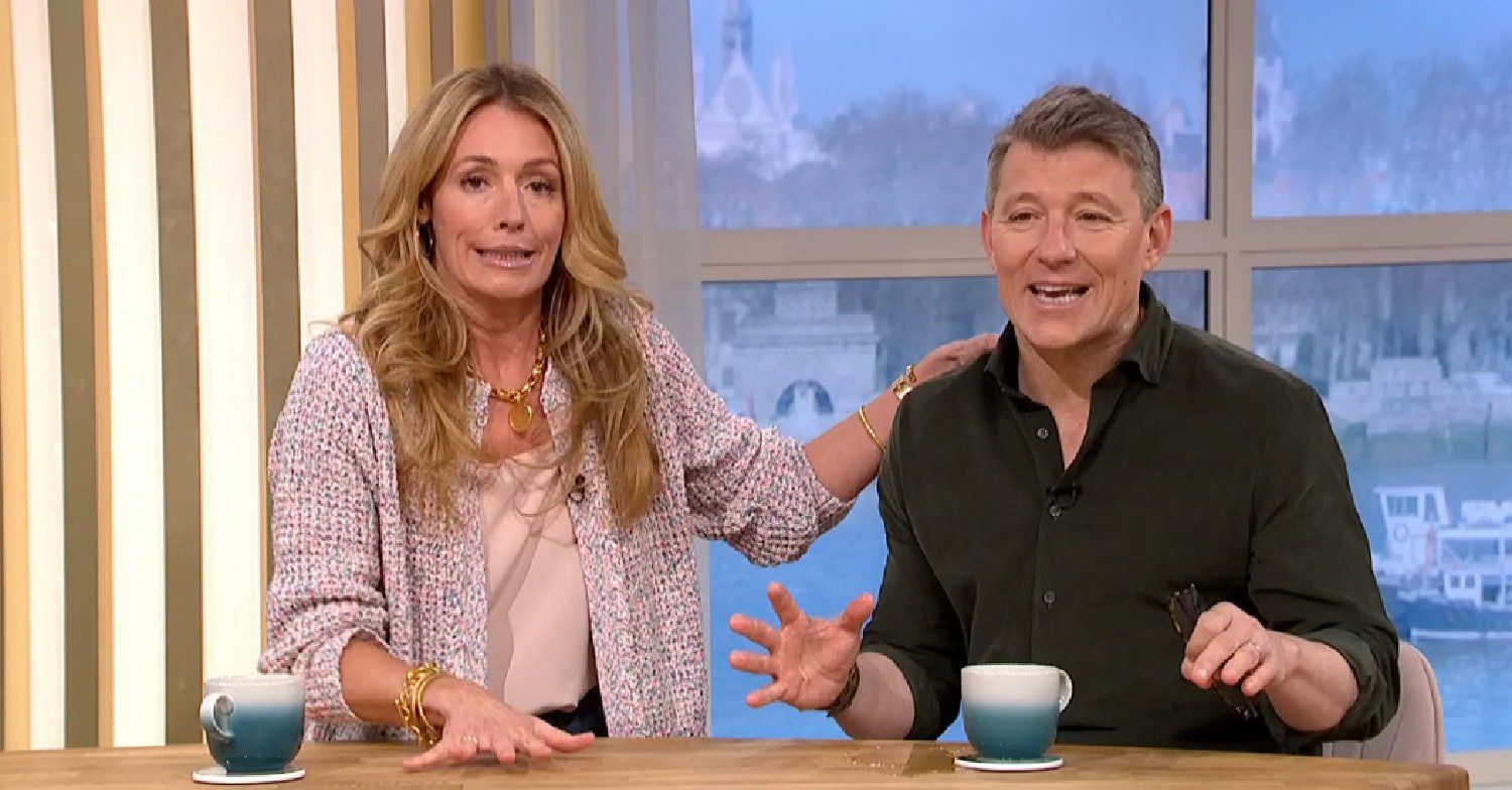 Cat Deeley and Ben Shephard hosting This Morning today