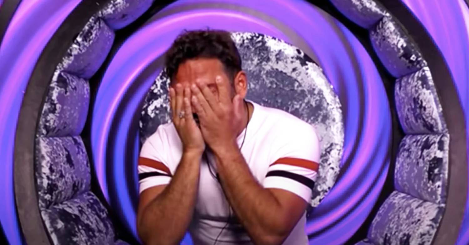 Ryan Thomas sobs on Celebrity Big Brother