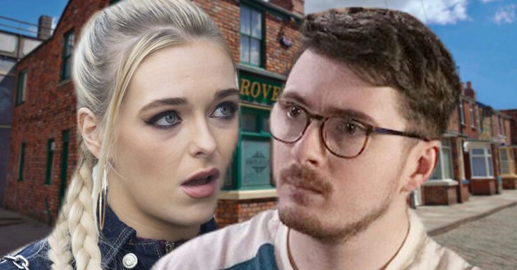 Coronation Street's Lauren, Bobby, the background of the Rovers