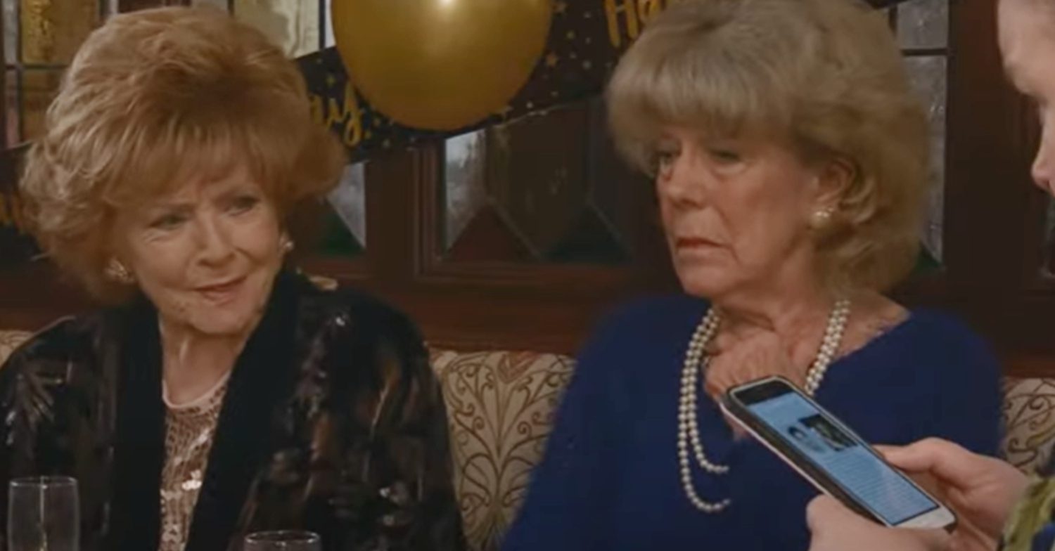 Coronation Street's Rita and Audrey are in the Rovers