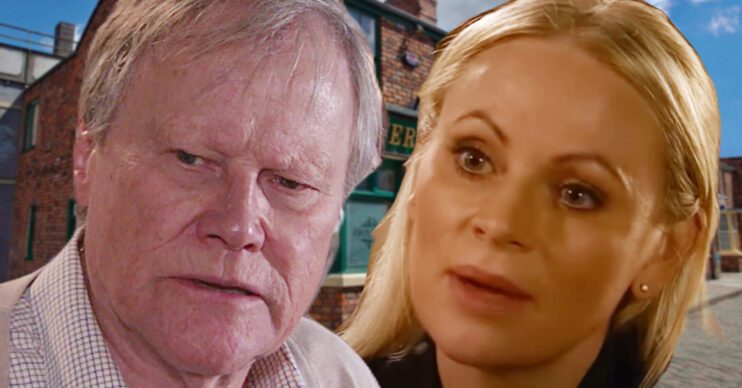 Coronation Street's Roy, DS Swain, the background of the Rovers