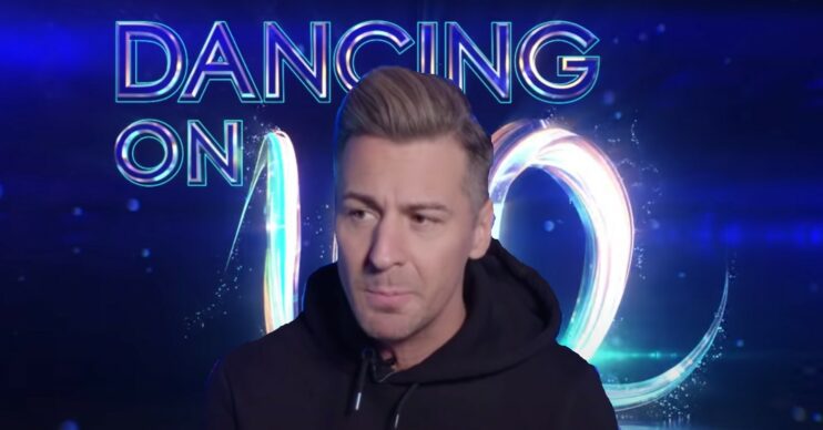 Dancing On Ice star Matt Evers looks sad