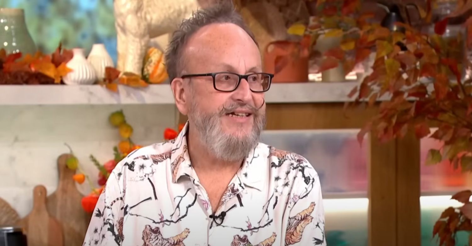 Dave Myers smiling on This Morning