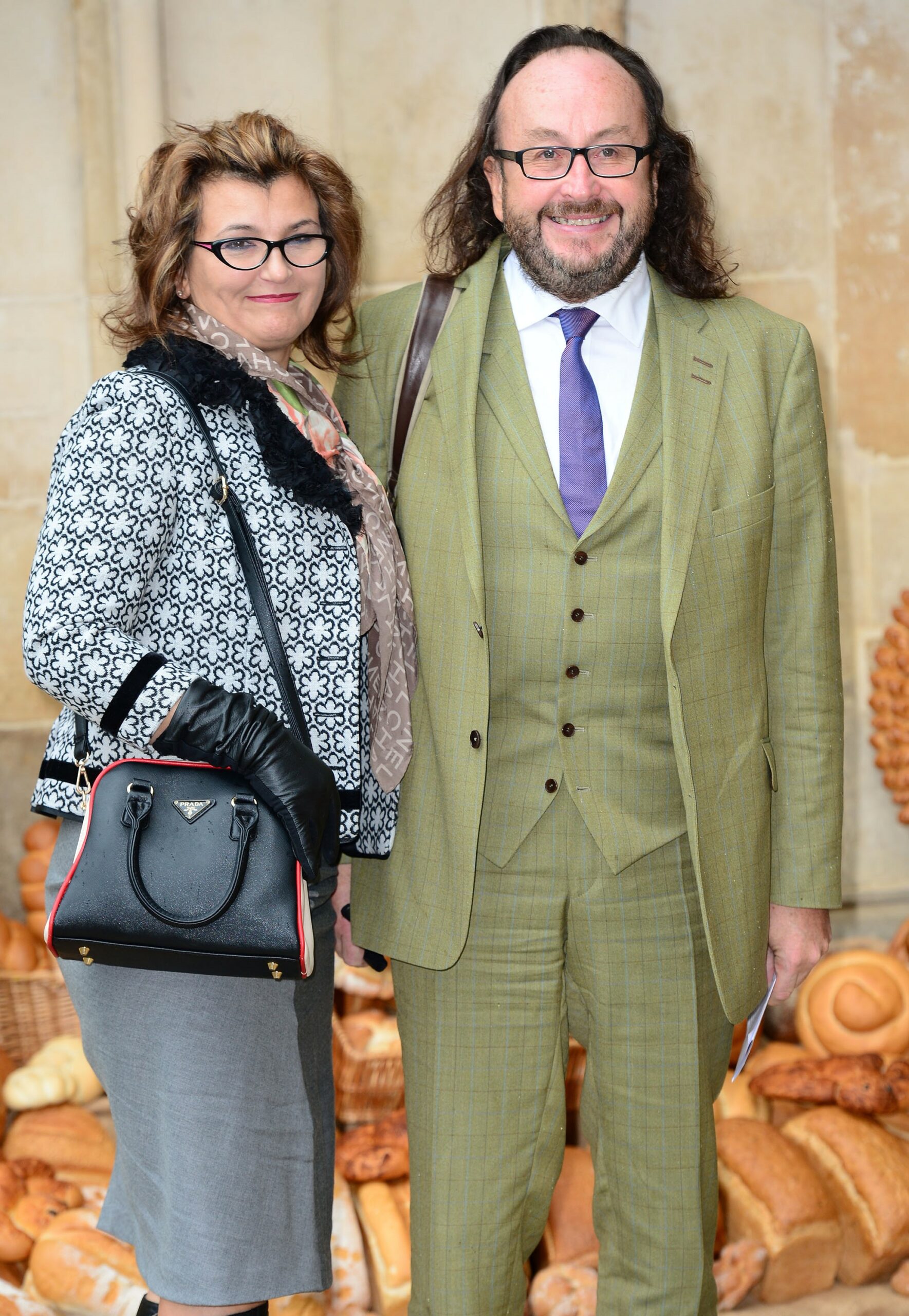 Hairy Bikers star Dave Myers smiling with his wife Liliana 