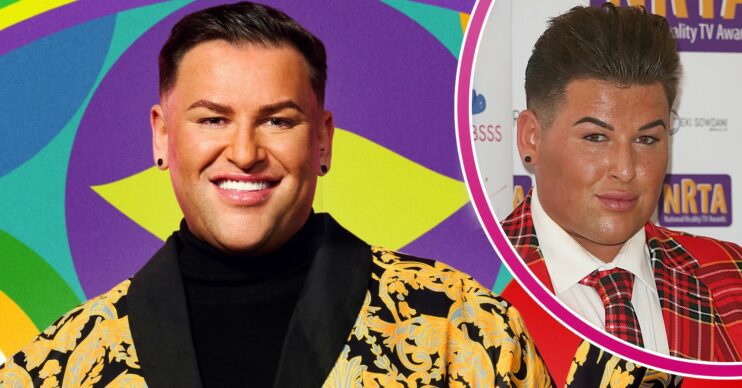 David Potts in Celebrity Big Brother promo pic and at 2018 event