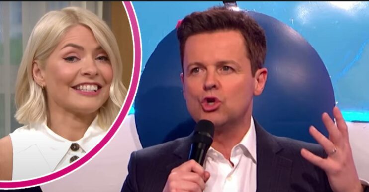 Holly Willoughby beams, Declan Donnelly speaks