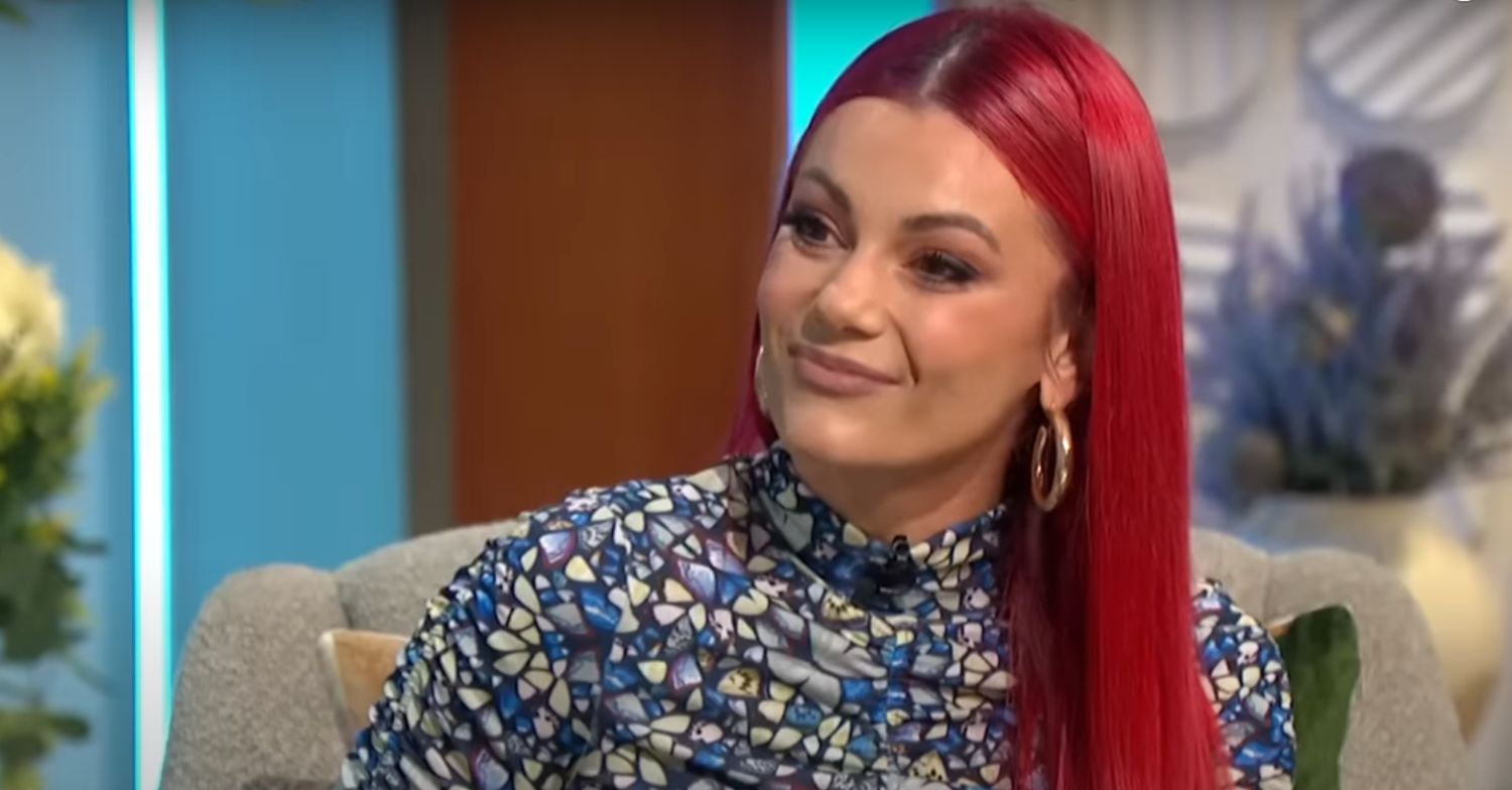 Dianne Buswell smiling on Lorraine