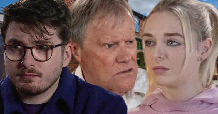 Coronation Street's Bobby, Roy, Lauren, the background of the Rovers
