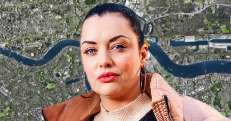 EastEnders' Whitney, the background of the Thames