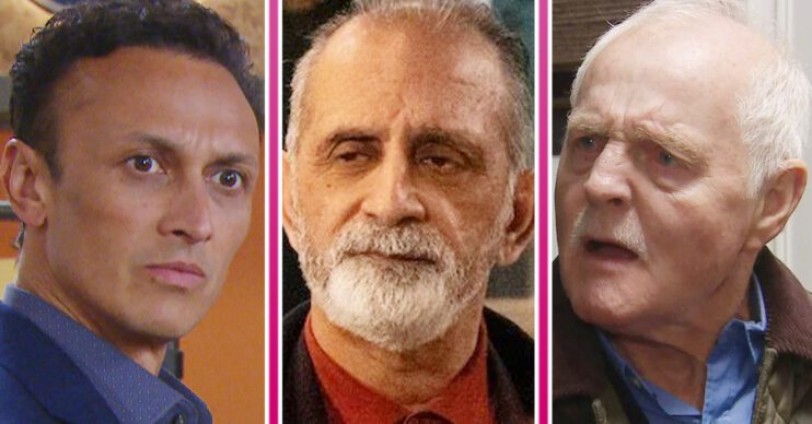 Emmerdale's Jai, Amit and Eric