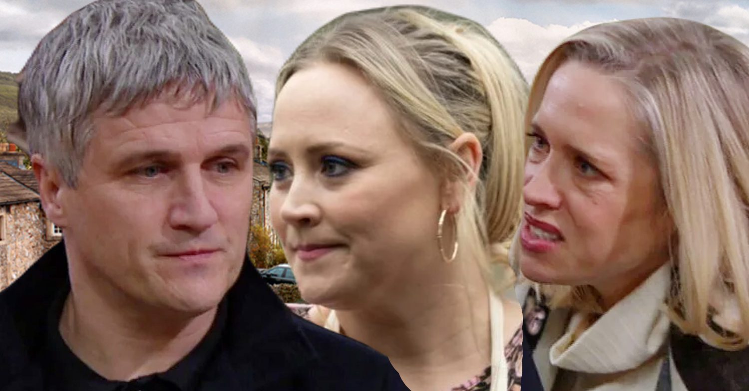 Emmerdale's Caleb, Tracy, Ruby, the background of the Dales