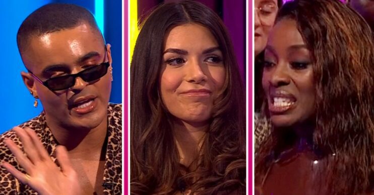 Layton, Ekin-Su and AJ Odudu on Celebrity Big Brother Late and Live