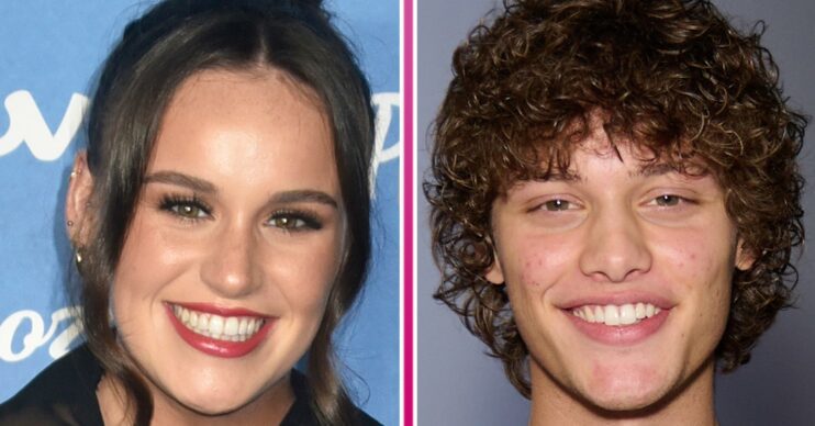 Ellie Leach and Bobby Brazier smiling