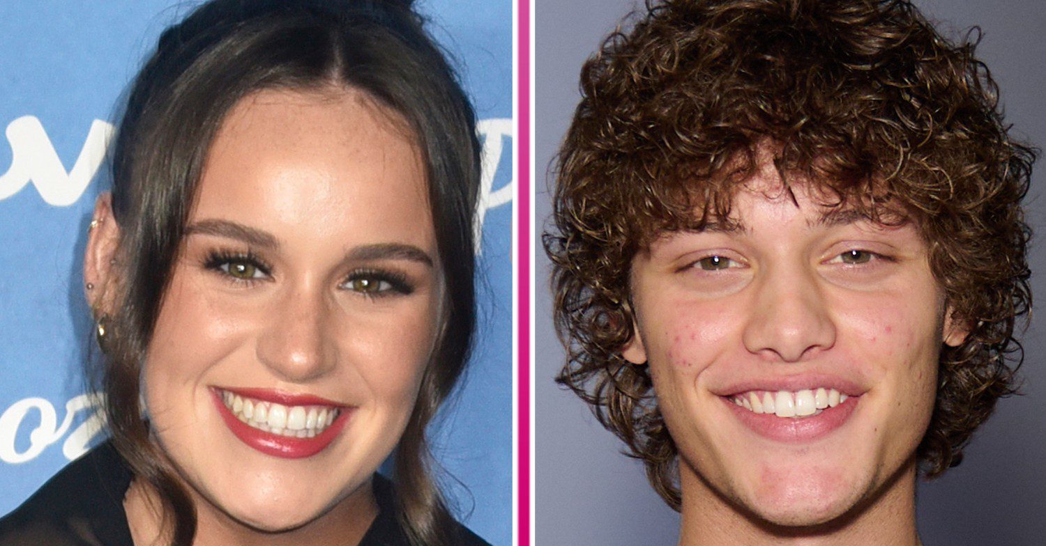 Ellie Leach and Bobby Brazier smiling