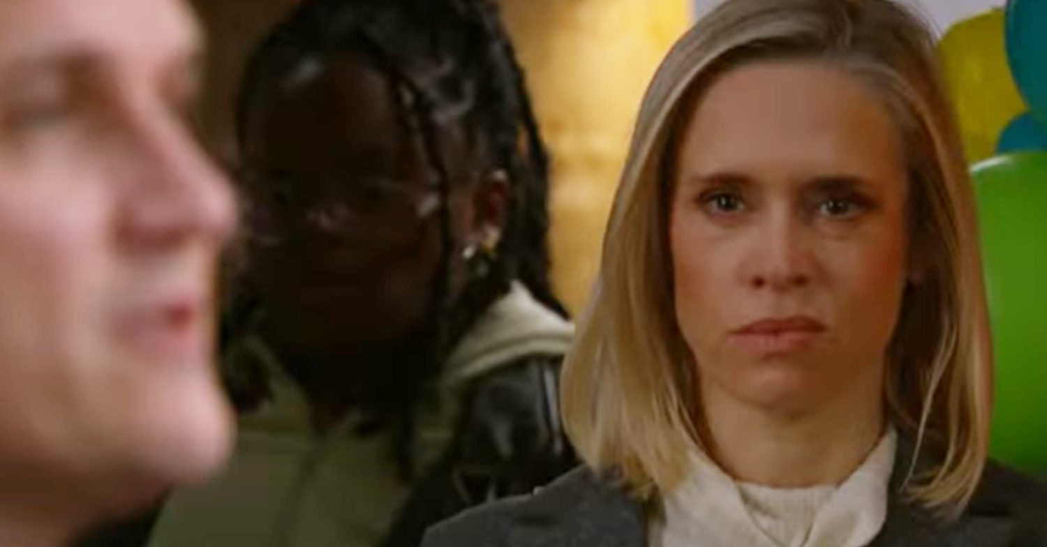Emmerdale's Ruby is looking at Caleb with anger