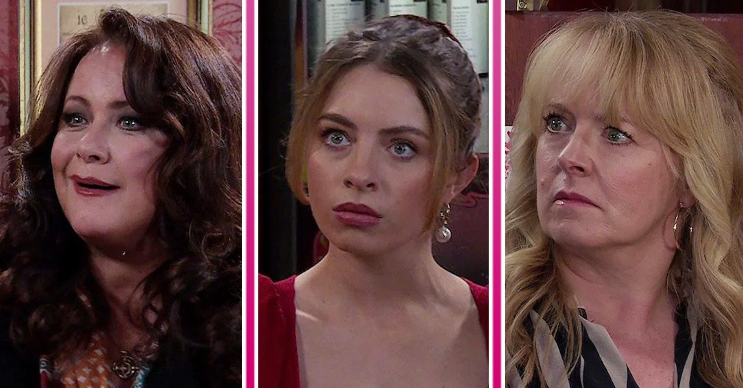 Coronation Street spoilers tonight comp image: Christina, Daisy, Jenny (Credit: ITV/Comp ED!)