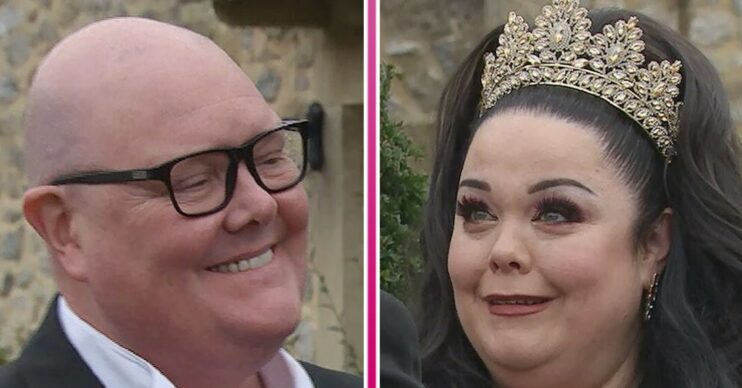 Emmerdale spoilers tonight comp image for Wednesday: Paddy and Mandy (Credit: ITV/Comp ED!)