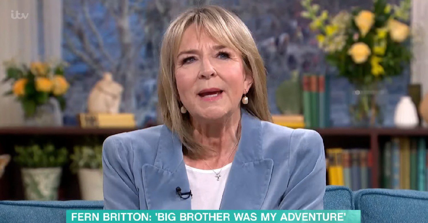 Fern Britton speaking on This Morning today