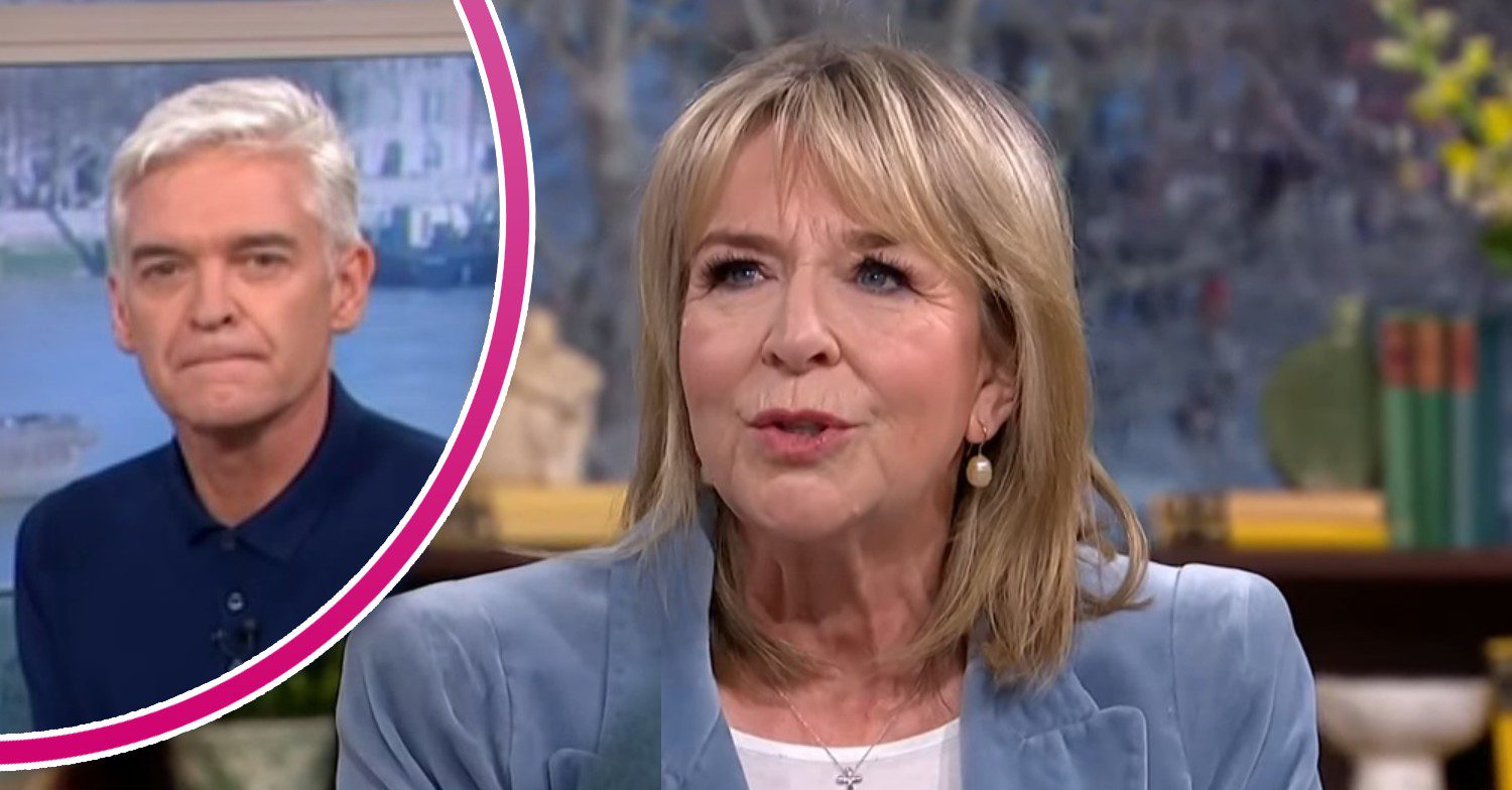 Fern Britton with Phillip Schofield in bubble