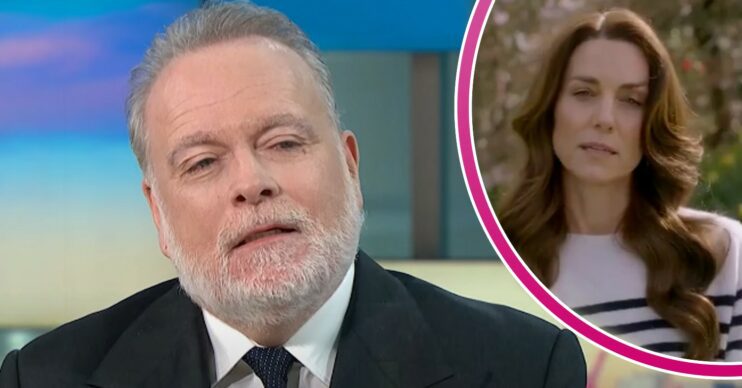 Gary Goldsmith speaking on GMB and Princess Kate speaking in video