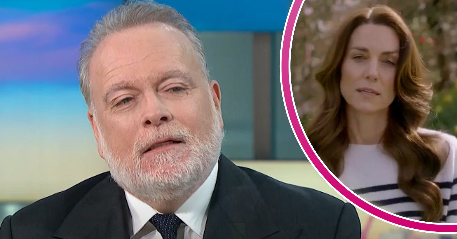 Gary Goldsmith speaking on GMB and Princess Kate speaking in video